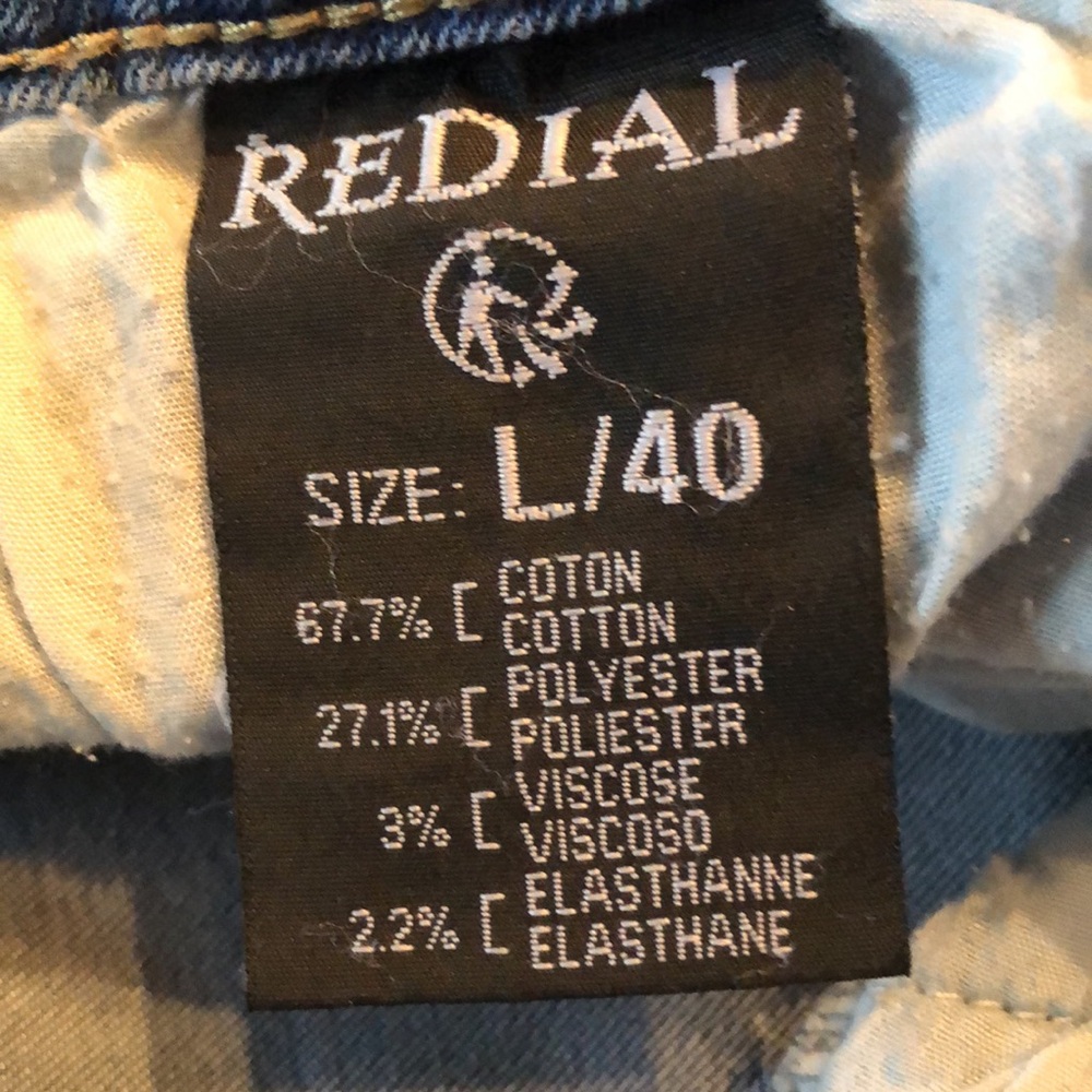 Redial faux pearl embellished fringe distressed hem 5-pocket jeans - Picture 8 of 12